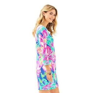 NWT Lilly Pulitzer MARLOWE DRESS JUNGLE UTOPIA BECKON BLUE Size XS